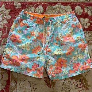 Polo bathing suit floral